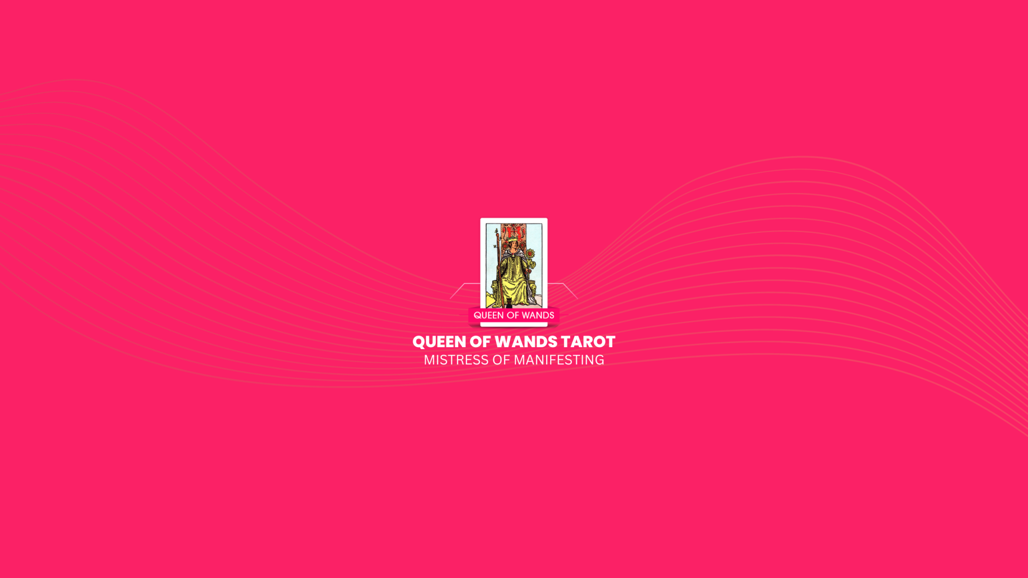 Queen of Wands Tarot Logo